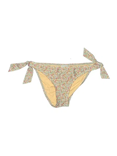 Pre-owned Liberty Art Fabrics For J.crew Swimsuit Bottoms In White