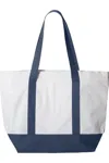 Liberty Bags Bay View Zippered Tote In Multi