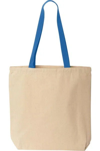 Liberty Bags Natural Tote With Contrast-color Handles In Multi