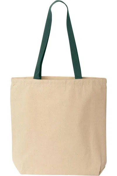 Liberty Bags Natural Tote With Contrast-color Handles In Multi