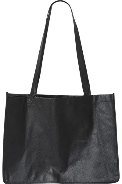 Liberty Bags Non-woven Deluxe Junior Tote In Black