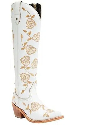 Pre-owned Liberty Black Liberty Women's Diana Western Boot - Snip Toe - Bblb-7129148 E In White