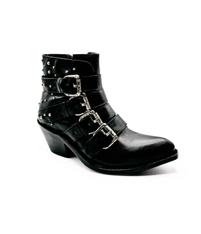 Liberty Black Women's Rocker Ankle Boots In Black