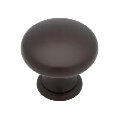 Liberty Builders Program 1 1/4" Diameter Mushroom Knob In Dark Oil Rubbed Bronze