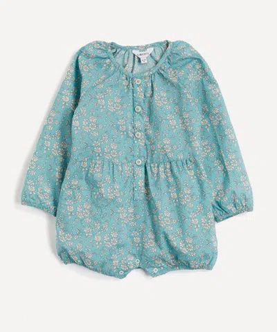Liberty Capel Tana Lawn Cotton Button-up Romper 3-24 Months