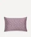 Liberty Emily Belle Silk Pillowcase In Purple