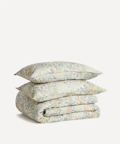 Liberty Faria Meadow Linen Super King Duvet Cover Set