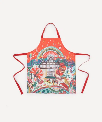 Liberty Festive Staging  Apron In Multi