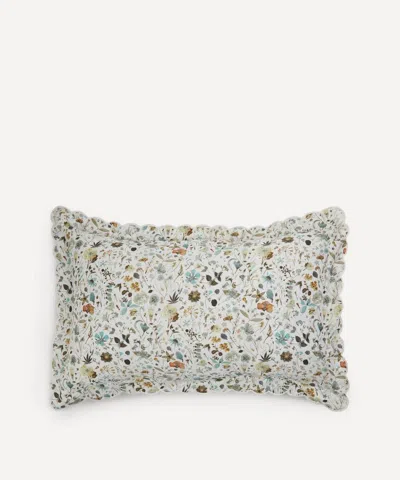 Liberty Floral Eve Tana Lawn Cottonstandard Pillowcase In Green