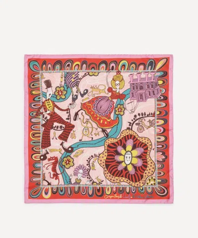 Liberty Grayson Perry For  Shirley Smith 45x45 Silk Scarf