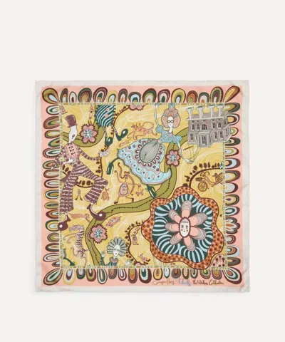 Liberty Grayson Perry For  Shirley Smith 45x45 Silk Scarf