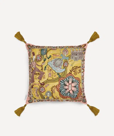 Liberty Grayson Perry For  Shirley Smith Cushion In Multi