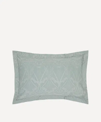 Liberty Ianthe Bloom Standard Pillowcase In Green