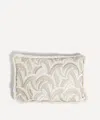 LIBERTY LIBERTY KIMONO KNOT RECTANGULAR CUSHION IN FENNEL