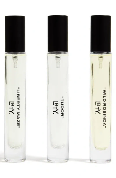 Liberty Lbty. Fragrance Discovery Fragrance Set $195 Value In Transparent
