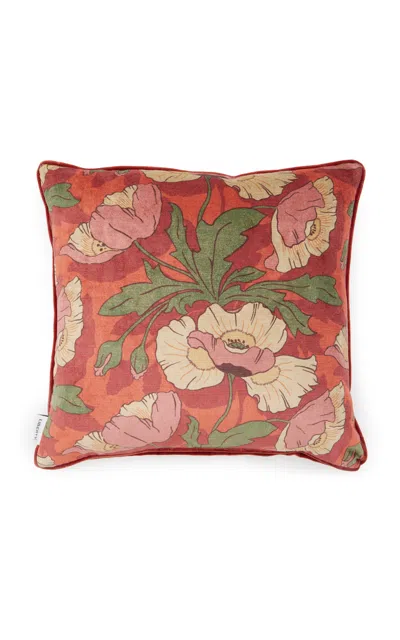 Liberty London Butterfield Printed-velvet Cushion In Multi