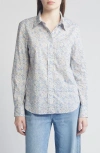 LIBERTY LONDON LIBERTY LONDON FLORAL FITTED BUTTON-UP SHIRT