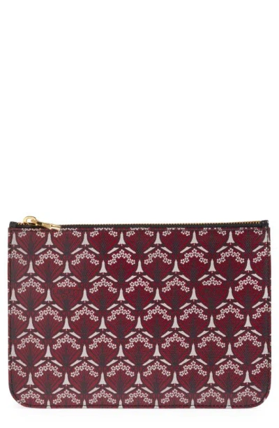 Liberty London Iphis Floral Pouch In Brown