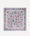 Liberty London Tree Of Life 90 X 90 Silk Scarf In Imran Cream