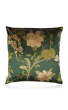 Liberty London Magical Plants Velvet Cushion In Green