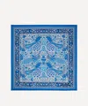 Liberty London Peacock Garden 70 X 70 Silk Twill Scarf