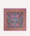 Liberty London Peacock Garden 70 X 70 Silk Twill Scarf