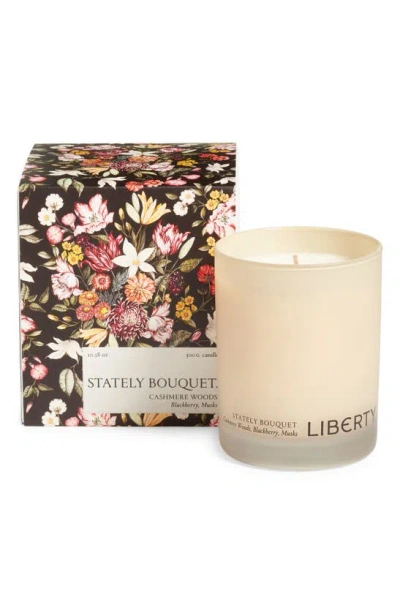 Liberty London Stately Bouquet Scented Candle In Cream