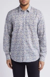 LIBERTY LONDON WILTSHIRE BUD LASENBY FLORAL COTTON BUTTON-UP SHIRT