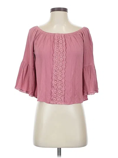 Pre-owned Liberty Love 3/4 Sleeve Blouse In Pink