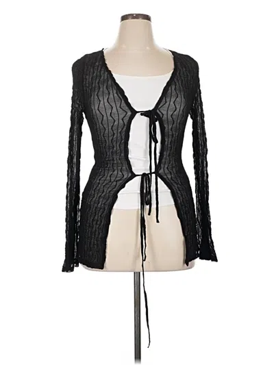 Pre-owned Liberty Love Cardigan Sweater In Black