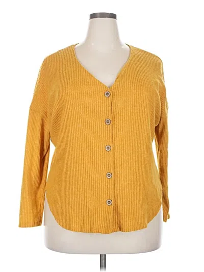 Pre-owned Liberty Love Cardigan Sweater In Yellow