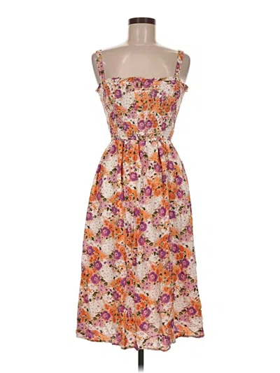 Pre-owned Liberty Love Casual Dress In Orange