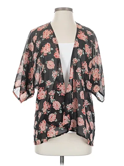 Pre-owned Liberty Love Kimono In Black