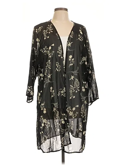 Pre-owned Liberty Love Kimono In Black