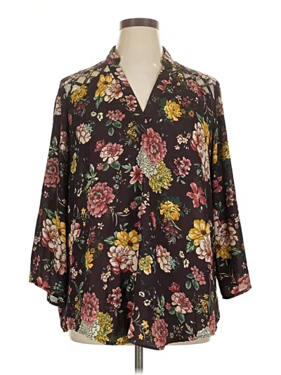 Pre-owned Liberty Love Kimono In Brown