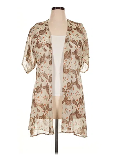 Pre-owned Liberty Love Kimono In Tan