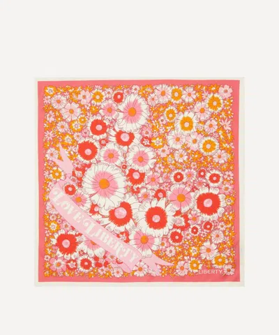 Liberty Love  Silk Scarf 45 In Multi