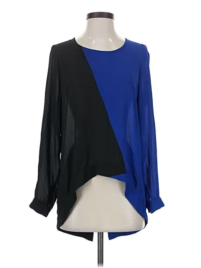 Pre-owned Liberty Love Long Sleeve Blouse In Blue