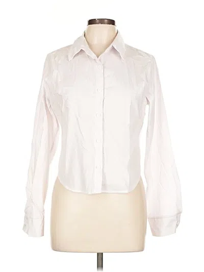 Pre-owned Liberty Love Long Sleeve Blouse In White