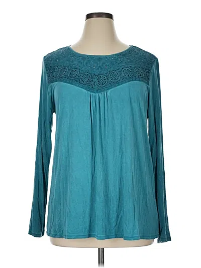 Pre-owned Liberty Love Long Sleeve T-shirt In Teal