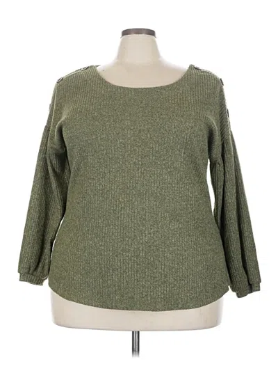 Pre-owned Liberty Love Pullover Sweater In Green