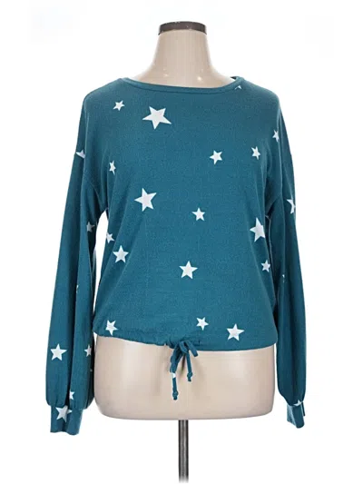 Pre-owned Liberty Love Pullover Sweater In Teal