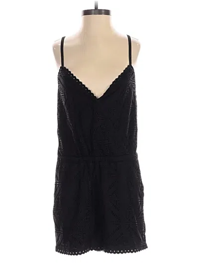 Pre-owned Liberty Love Romper In Black