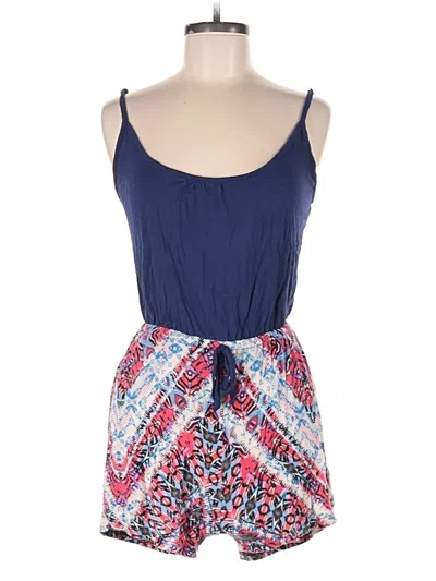 Pre-owned Liberty Love Romper In Blue
