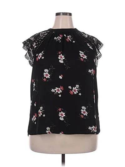 Pre-owned Liberty Love Sleeveless Blouse In Black