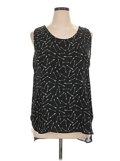 Pre-owned Liberty Love Sleeveless Blouse In Black