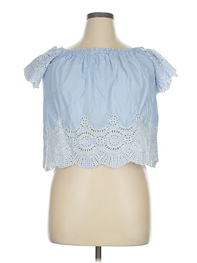 Pre-owned Liberty Love Sleeveless Blouse In Blue