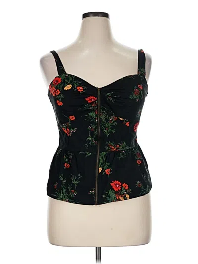 Pre-owned Liberty Love Tank Top Black Strapless Neckline Tops
