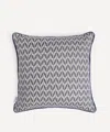 LIBERTY LIBERTY LUTEA SQUARE CUSHION IN LAPIS