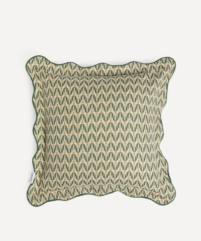 Liberty Lutea Square Cushion In Linchen